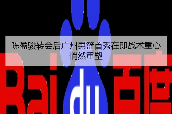 陈盈骏转会后广州男篮首秀在即战术重心悄然重塑
